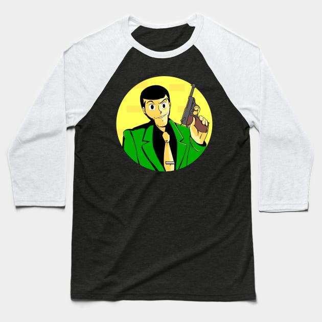 lupin iii Baseball T-Shirt by inkpocket